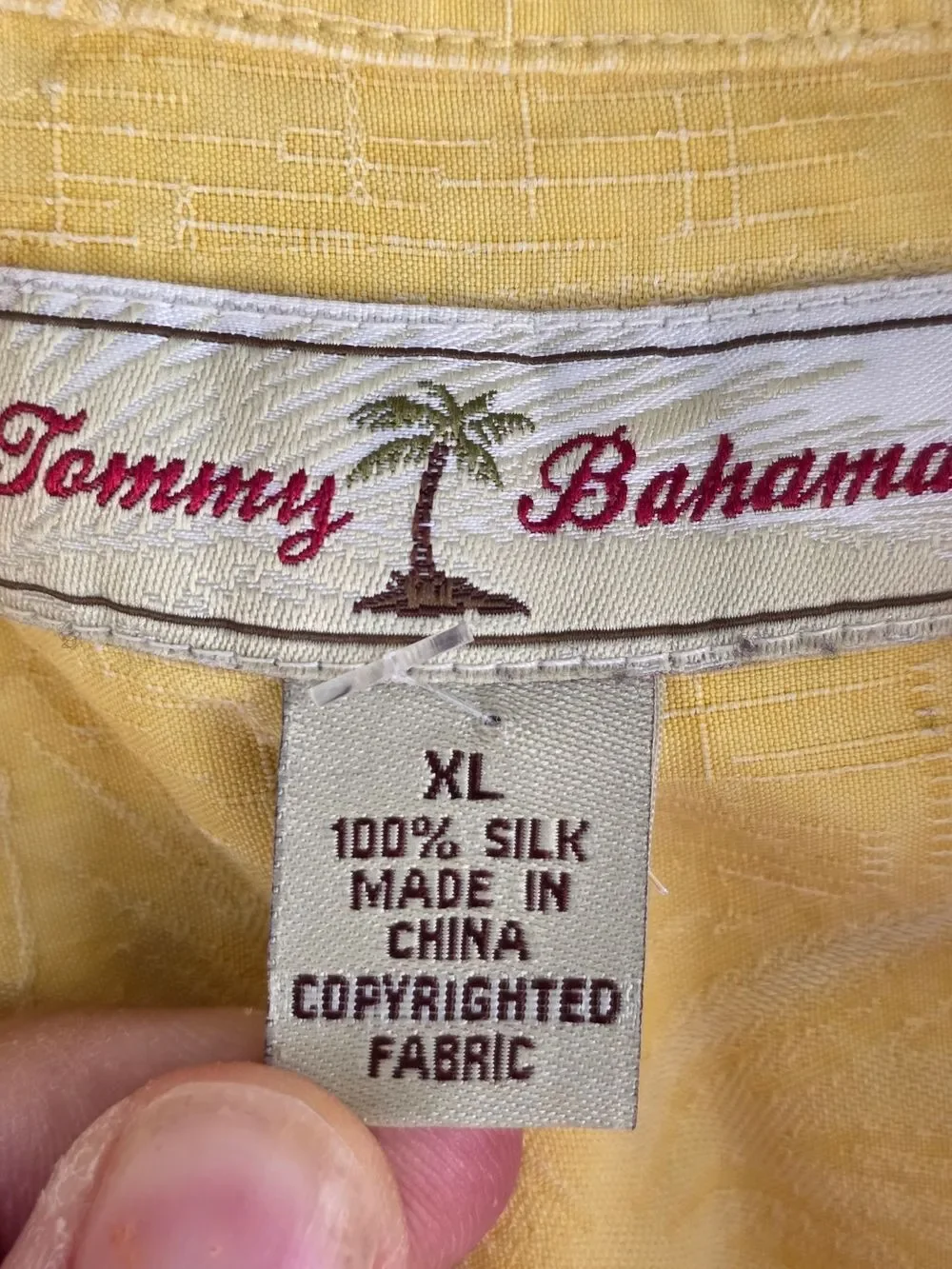 Men's Tommy Bahama Hawaiian Silk Shirt, Size XL